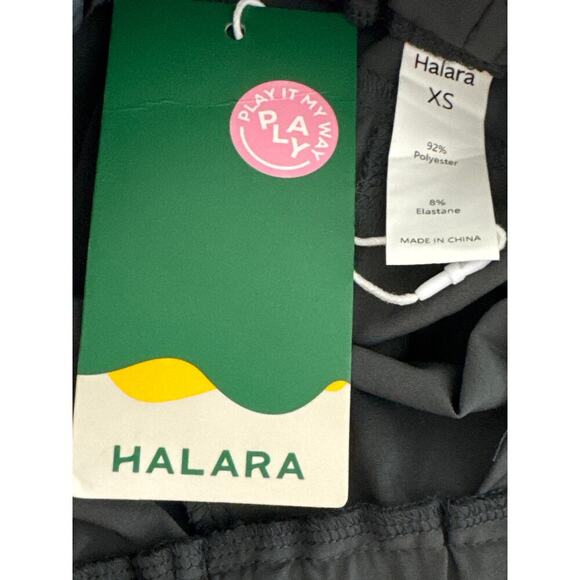 HALARA Mid Rise Elastic Waistband Drawstring Ruched Side Pocket Casual Shorts 3" - Picture 9 of 9